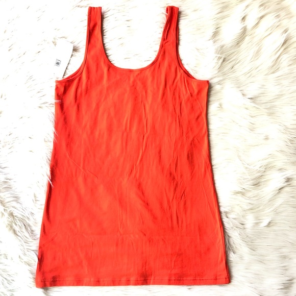 Nordstrom Brass Plum Tank Top - Orange Size XL NWT - Picture 4 of 7
